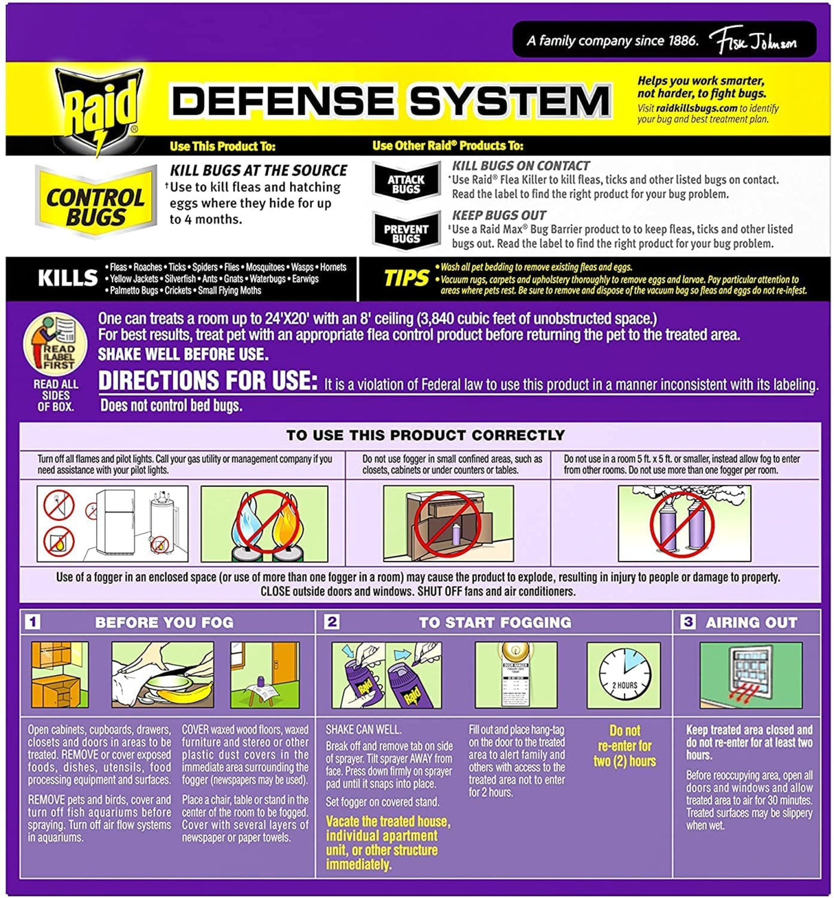 قاتل البراغيث والصرصور Plusبلس من ريد 5 أوقية 3 قطع