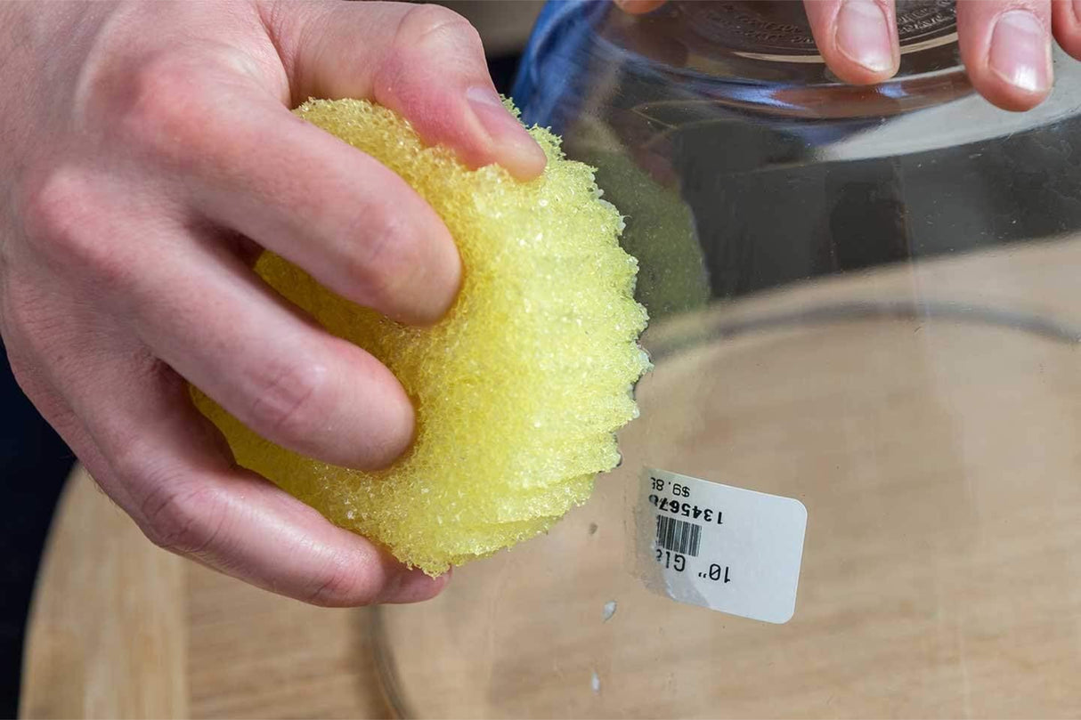 إسفنجة سكراب دادي للتنظيف - أصفر-4