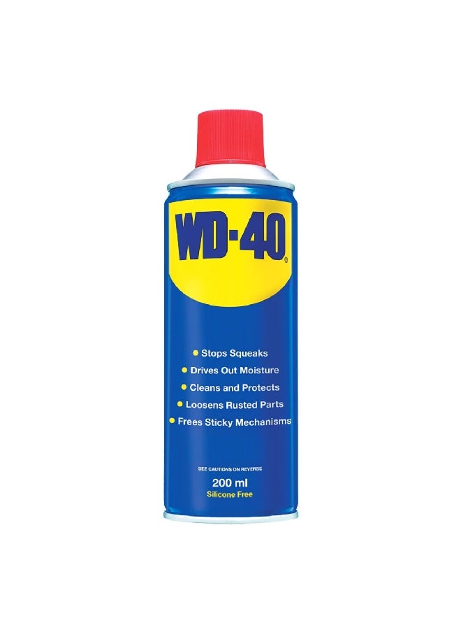 WD-40 Multi-Purpose Aerosol Lubricant 200ml