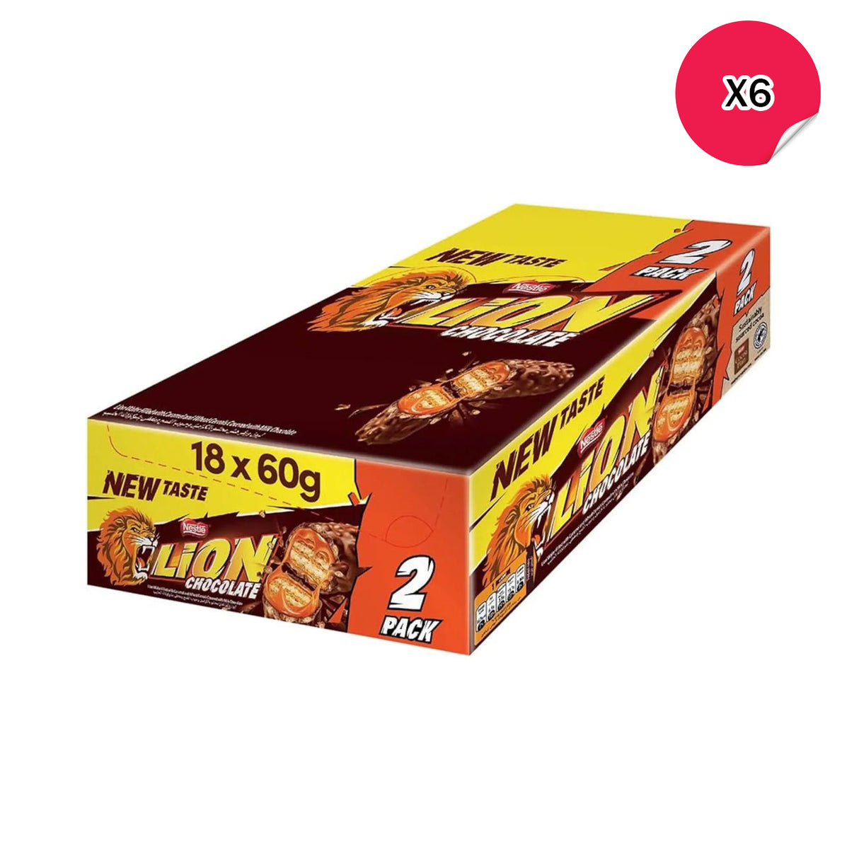 شوكولاتة ليون - 6X18X60جرام
