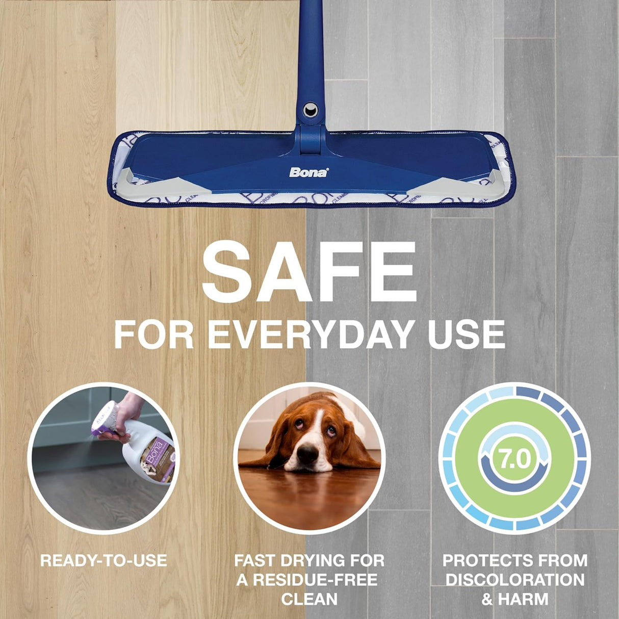 منظف الأرضيات متعدد الأسطح للكلاب بونا - 32 أونصة-5