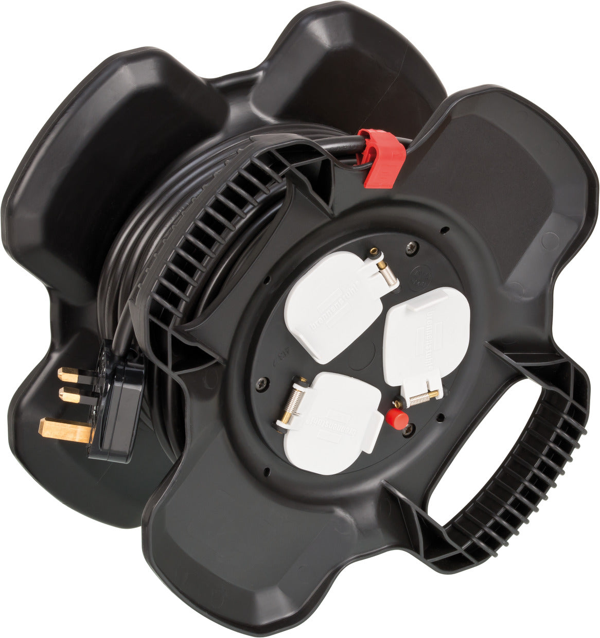Brennenstuhl Rubber Cable Reel 3 Way 15 mtr