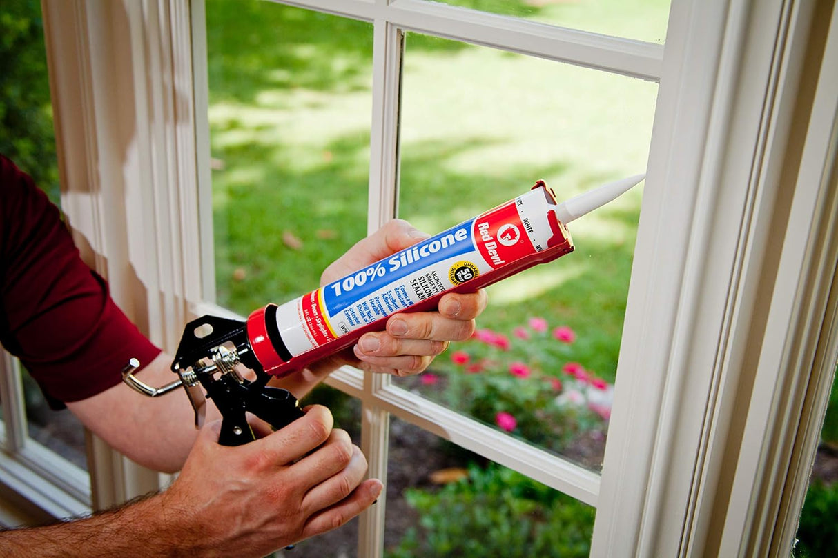 معجون سيليكون من ريد ديفل، 9.8 أونصة، شفاف