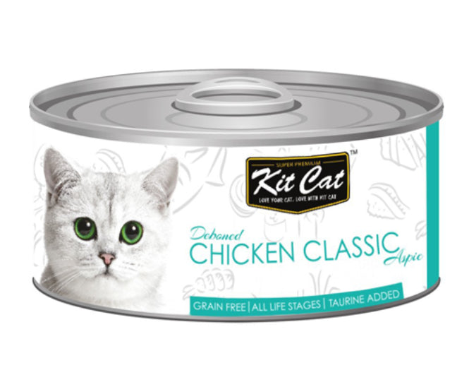 طعام القطط كيت كات دجاج منزوع العظم كلاسيك - 80 جرام