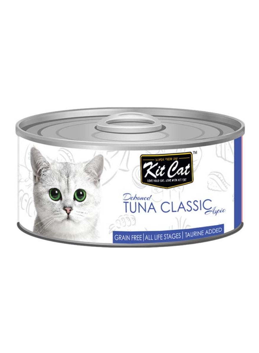 طعام القطط كيت كات تونة منزوع العظم كلاسيك - 80 جرام