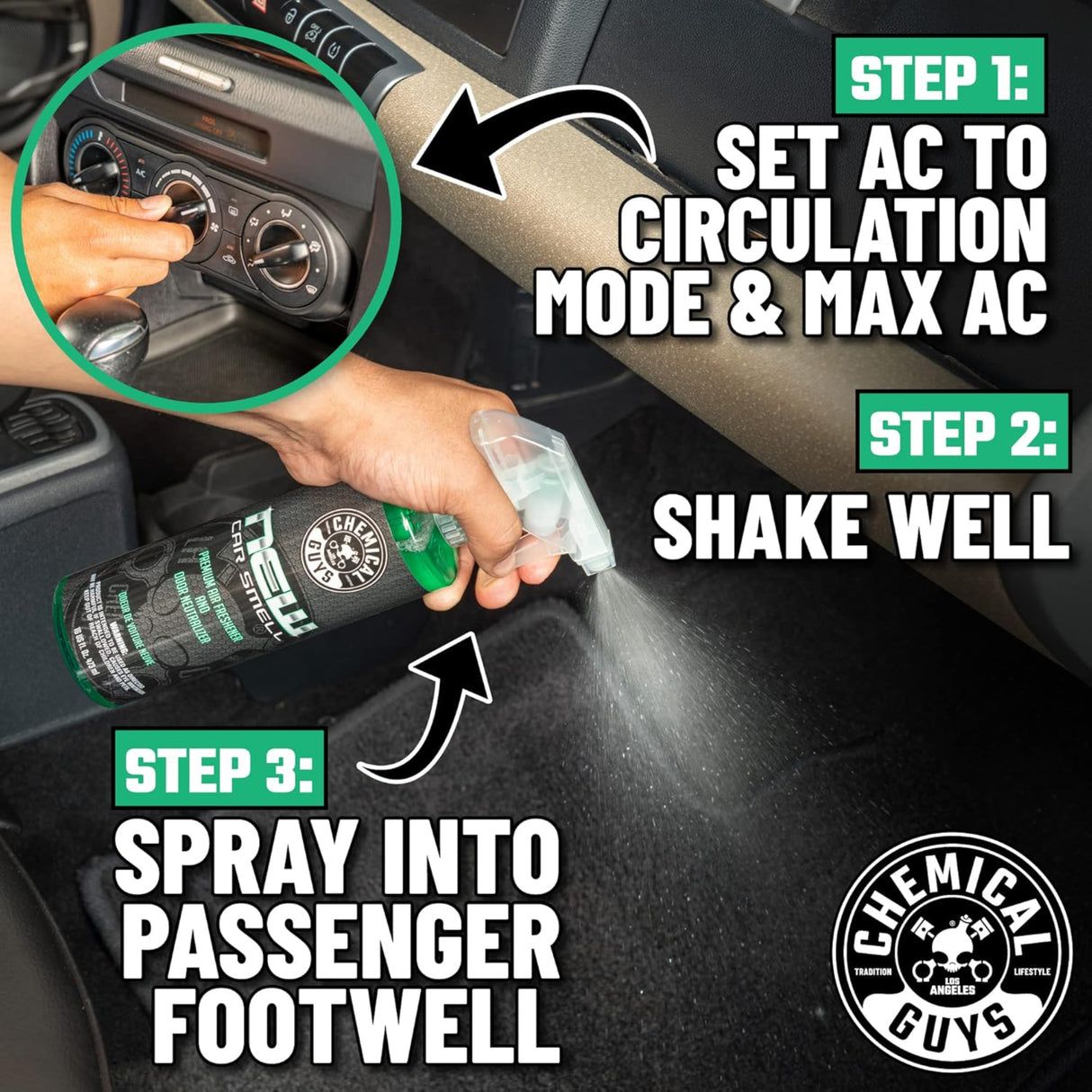 معطر الهواء والقضاء على الروائح كيميكال جايز برائحة السيارة الجديدة-5