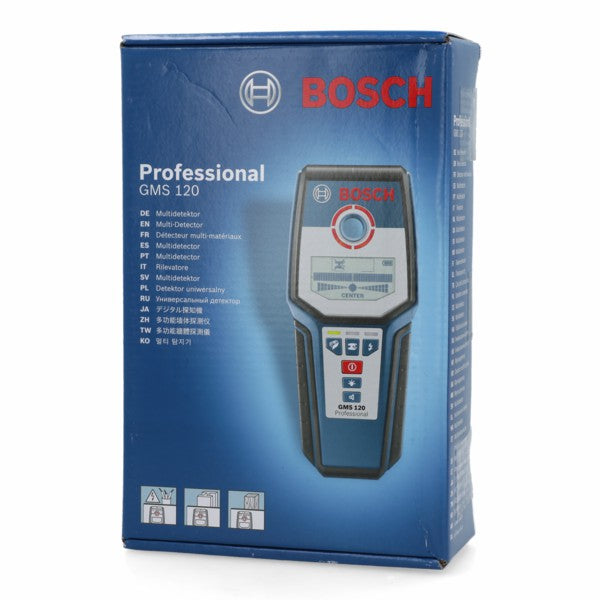 Bosch Battery Powered Multi-Detector, GMS 120 - Blue/Black