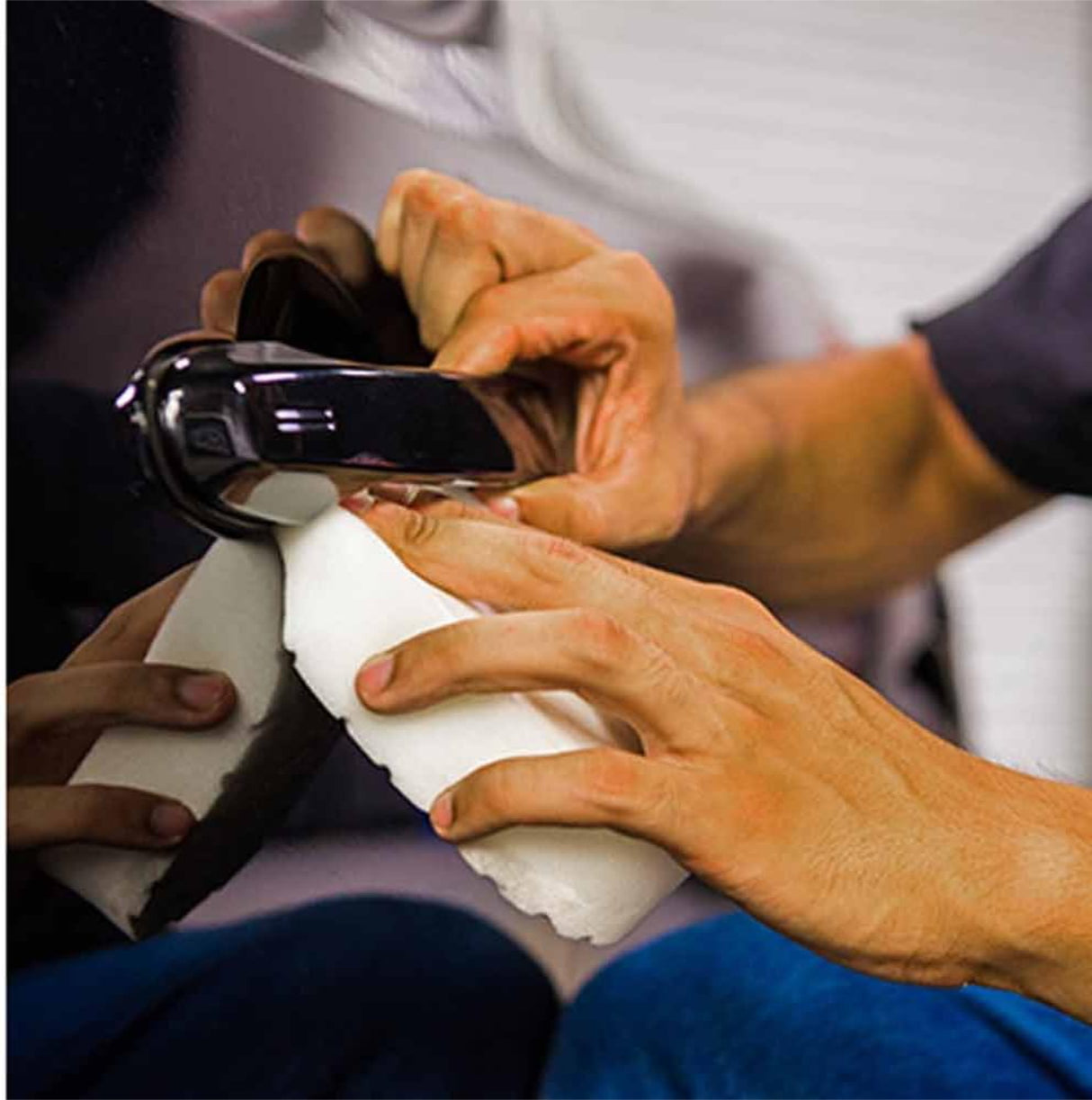 وسادات توزيع التلميع اليدوي هكس-لوجيك كيميكال جايز، 3 قطع - متعدد الألوان-5