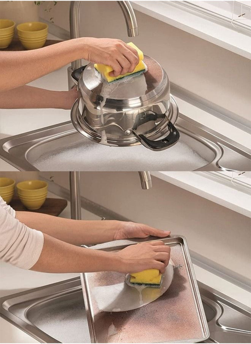 مجموعة إسفنج سكوتش برايت الكلاسيكي للحفاظ على الأظافر 8 قطع - أصفر وأخضر-5