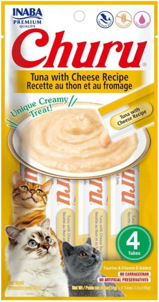 مكافأة القطط إينابا شورو مهروس التونة والجبن - 14 جرام