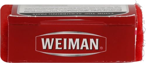 وسادات تنظيف أسطح الطهي من ويمان، مقاس 1 بوصة × 150 قدمًا، أحمر