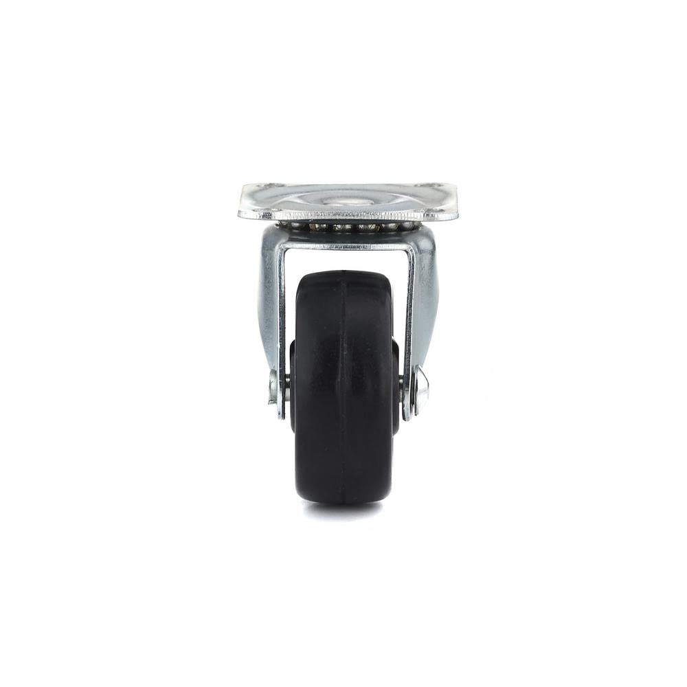 عجلة من المطاط الناعم ذات لوحة صلبة من ترو جارد ، مقاس 1-9/16 بوصة، 44 رطل، بني