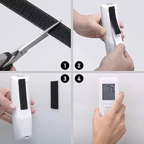 Velcro Industrial Adhesive Back Tape, 2" x 15', Black