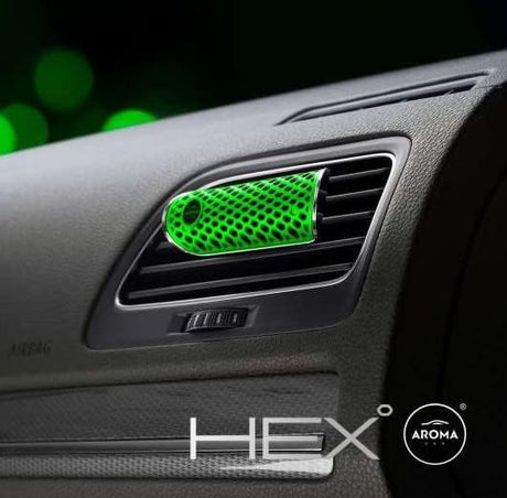 Aroma Hex Vent Clip Car Air Freshener - Blue