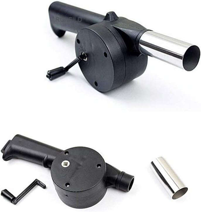 هوت جريل مروحة شواء يدويه، موديل 5821 - أسود-4