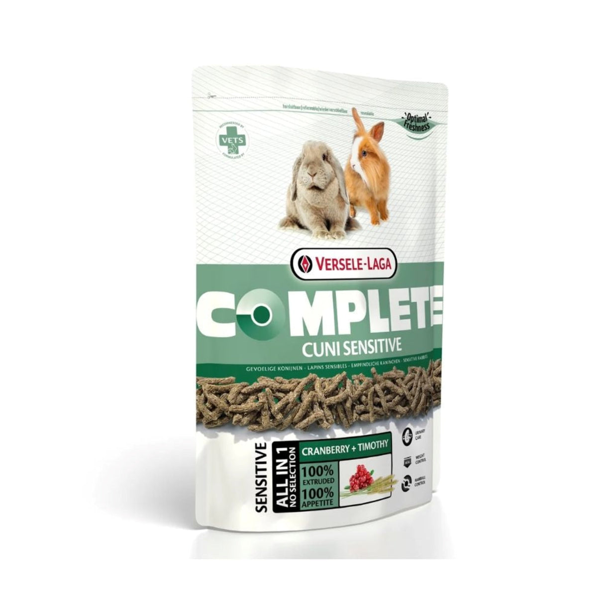 طعام الأرانب فيرسيل لاجا كوني سينسيتيف مع التوت البري - 500 جرام