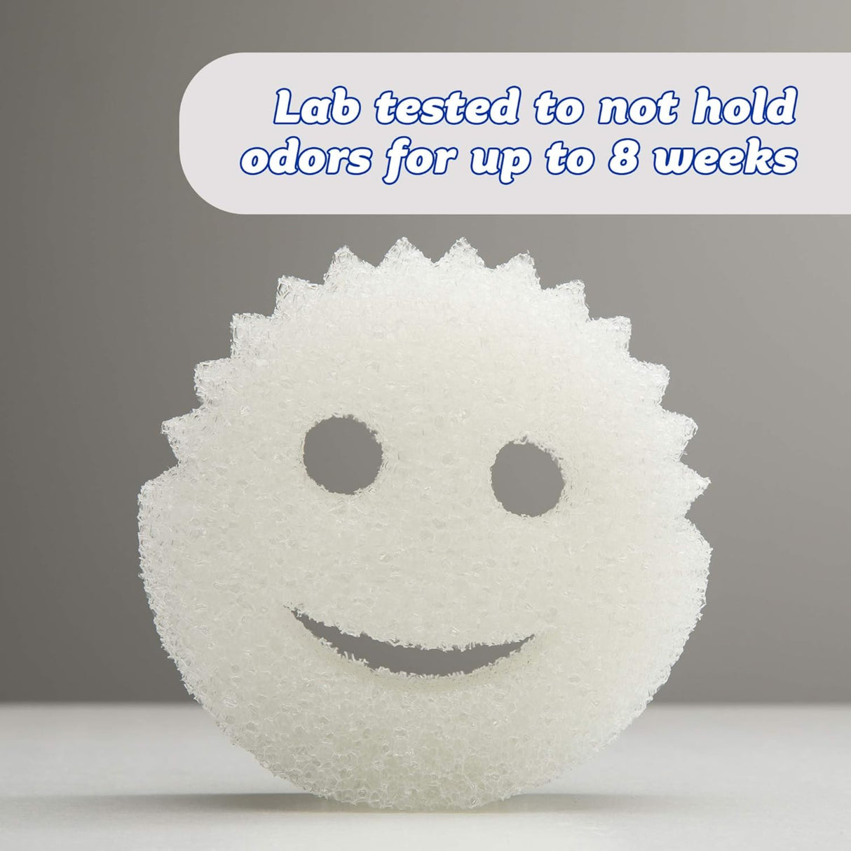 اسفنجة تنظيف سكراب دادي بتقنية فليكستكشر - أبيض-5