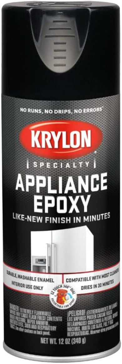 بخاخ طلاء إيبوكسي للأجهزة كريلون - 340 جرام - أسود
