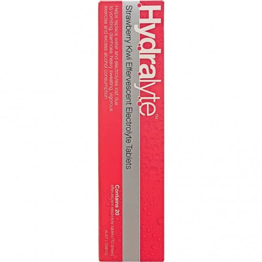 أقراص هايدرالايت الفوارة بنكهة الفراولة والكيوي - 20 قرص