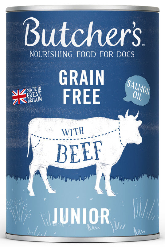 طعام للجرو بوتشرز بطعم اللحم - 400 جرام