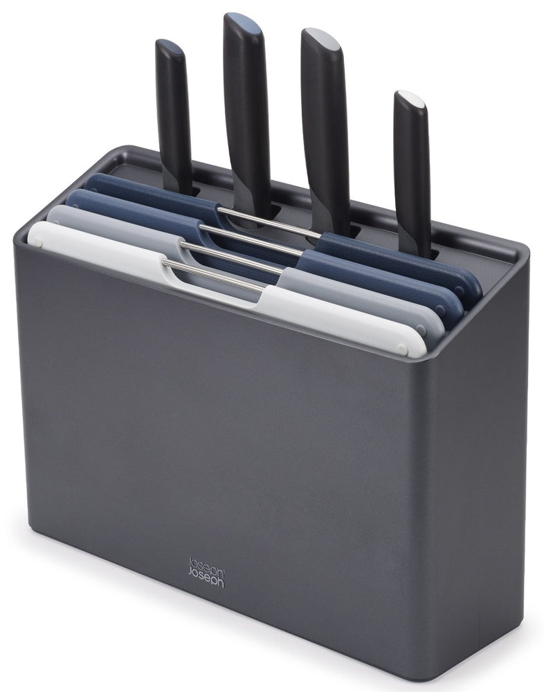 Joseph Joseph Folio Plus Chopping Board with Knife Set 8pc Graphite