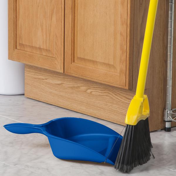 مجرفة بلاستيكيةبمقبض على شكل حرف U من ستيرلايت، أزرق