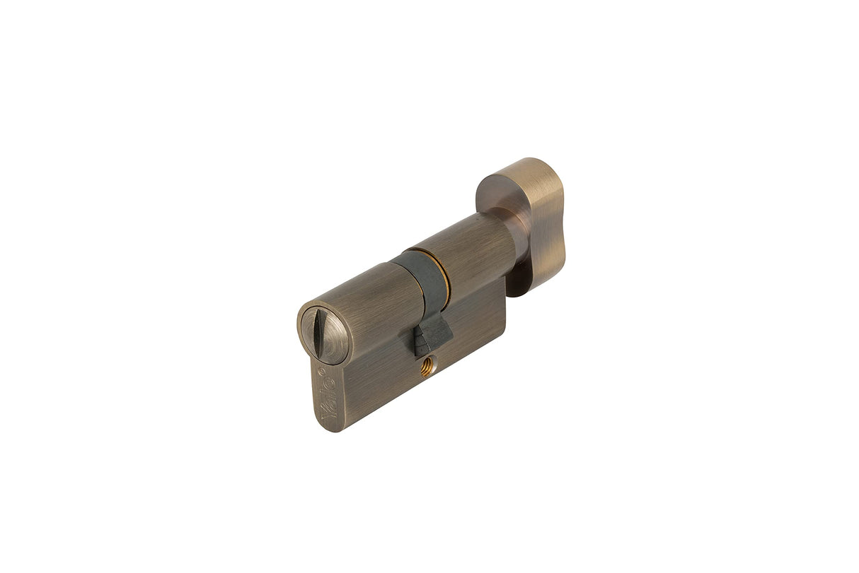 Yale European Double Brass Key Lock, 70mm, Series 500 - Bronze