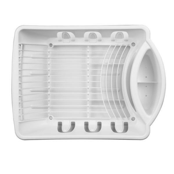 مجموعة حوض بلاستيكية من ستيرلايت، قطعتين، أبيض