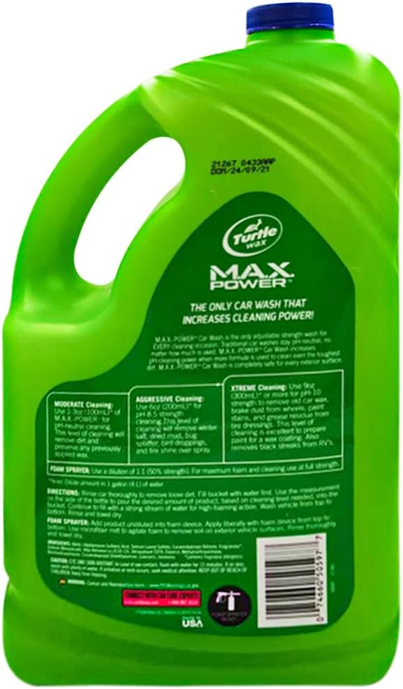 CAR WASH 2.95L MAX POWER TURTLE WAX
