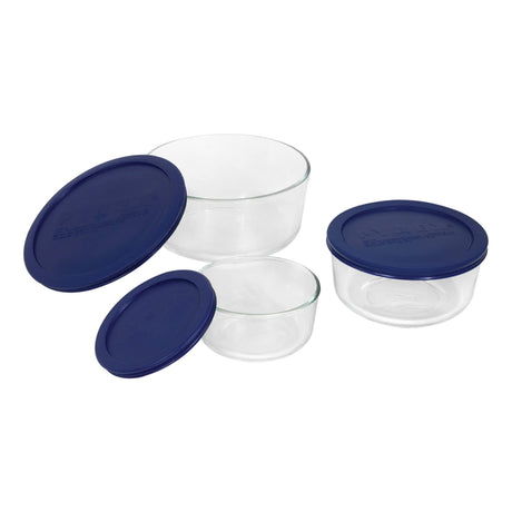 Pyrex Glass Food Storage Set 6Pc.