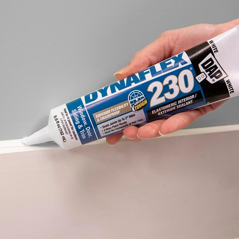 DAP Dynaflex 230 Sealant White Indoor & Outdoor 5.5-oz.