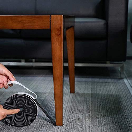 شريط عازل فروست كينج بولي فوم مقاس 3/4 بوصة × 17 قدم، سمك 1/2، اسود