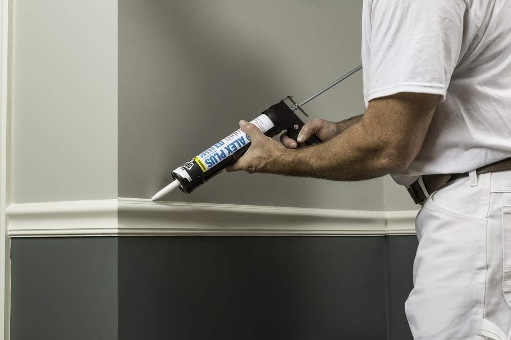 DAP Alex Plus Acrylic Latex Caulk White 10.1 oz.