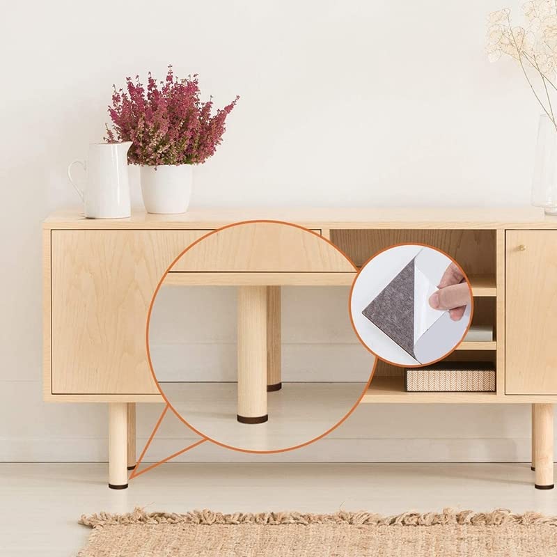 TG 12PK 1/2BRN Felt Pad