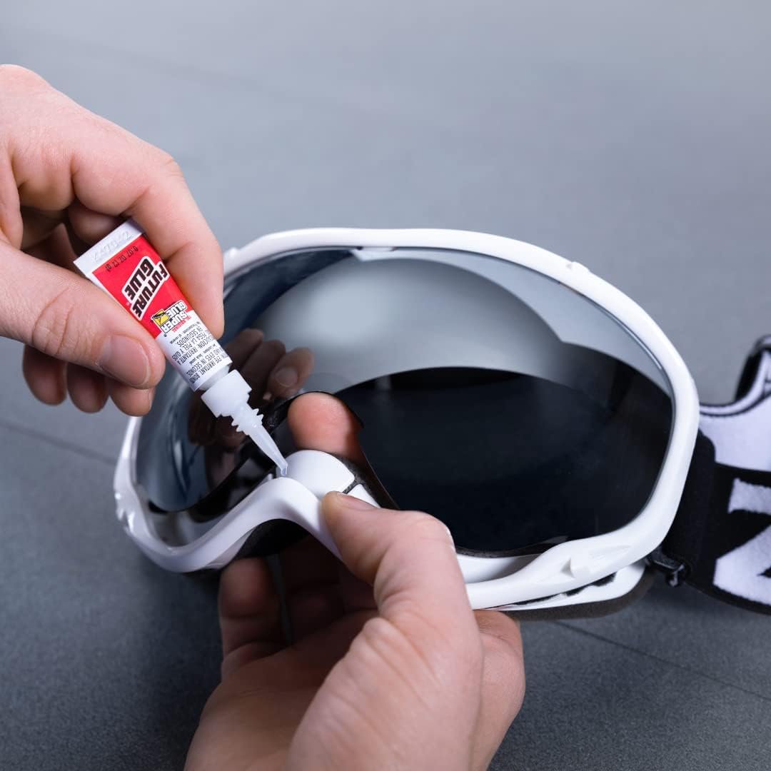 Super Glue Adhesive Fast & Clear Glue, 1g, 6 Pack