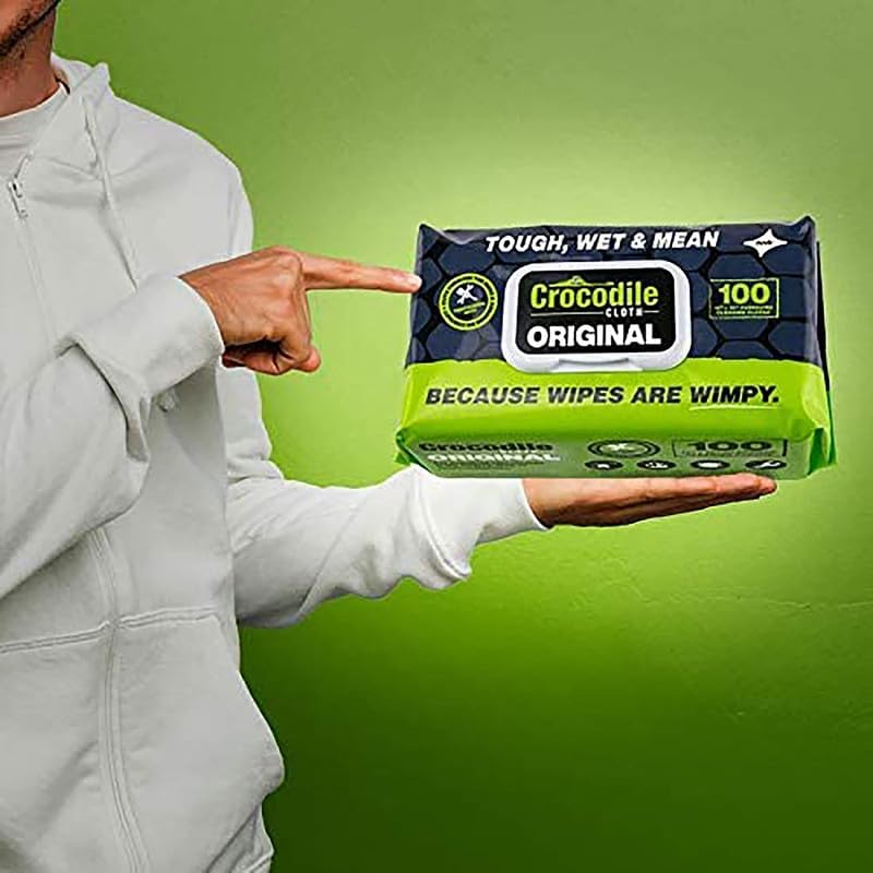 مناديل مبللة للتنظيف اوريجينال من كروكوديل كلوز - 100 قطعة