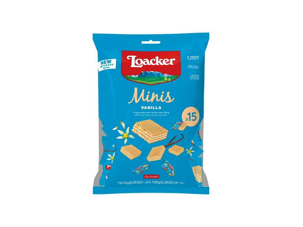 ويفر لوكر ميني بطعم الفانيليا 7 قطعة - 150 جرام