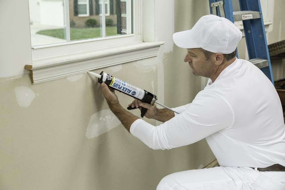 DAP Alex Plus Acrylic Latex Caulk White 10.1 oz.