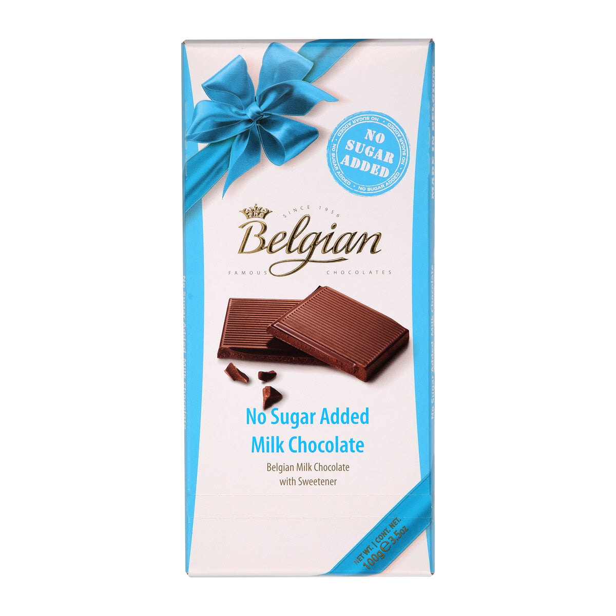 شوكولاته ذا بيلجيان بطعم الحليب 20 قطعة - 100ج