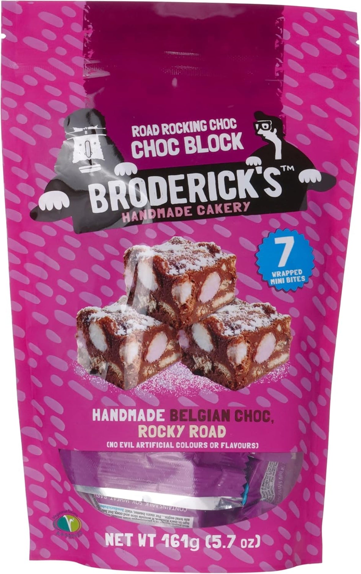 قطع شوكولاتة برودريكس روكي رود - 161 جرام