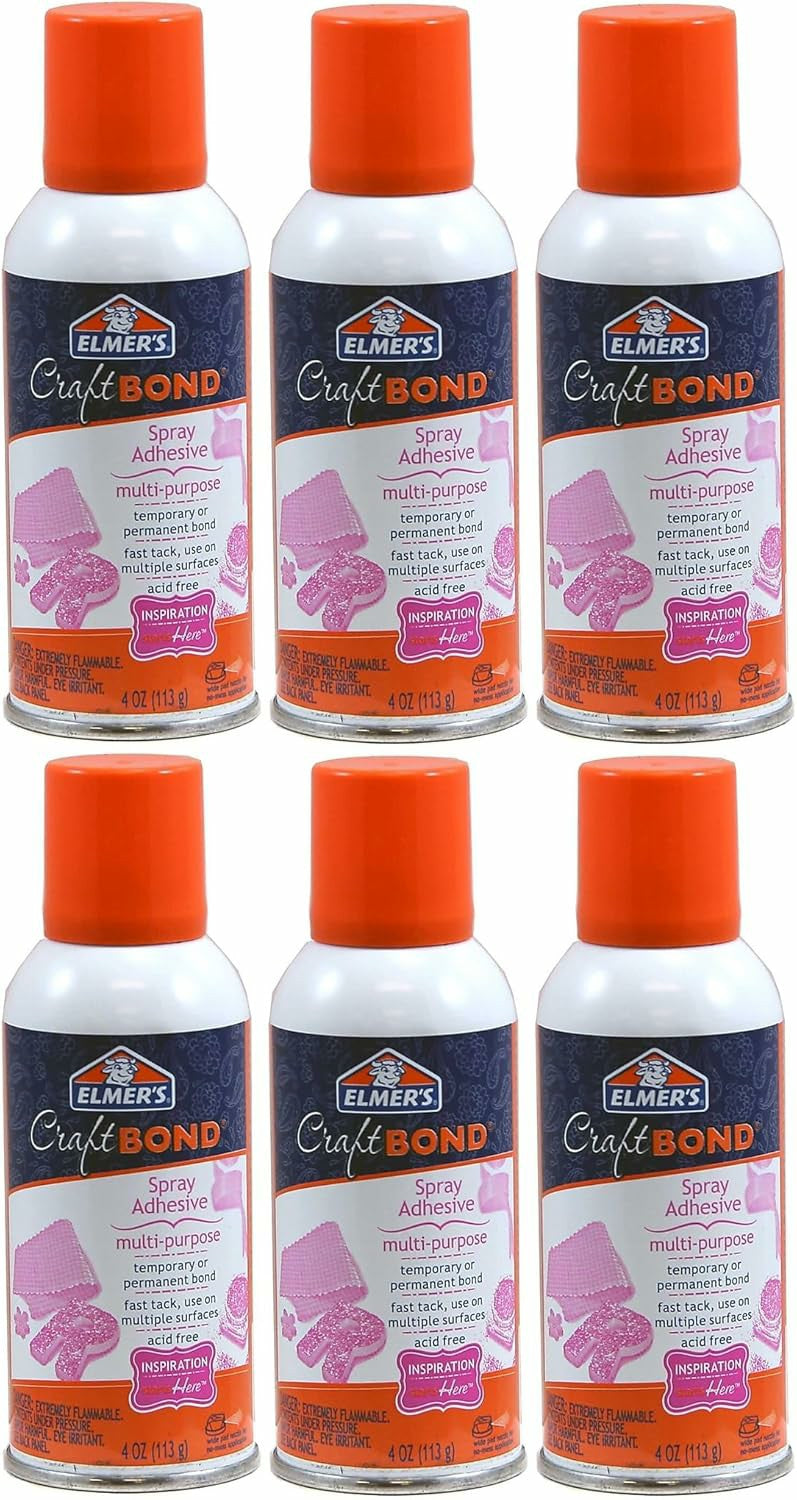4OZ SPRAY ADHESIVE 6PK/2