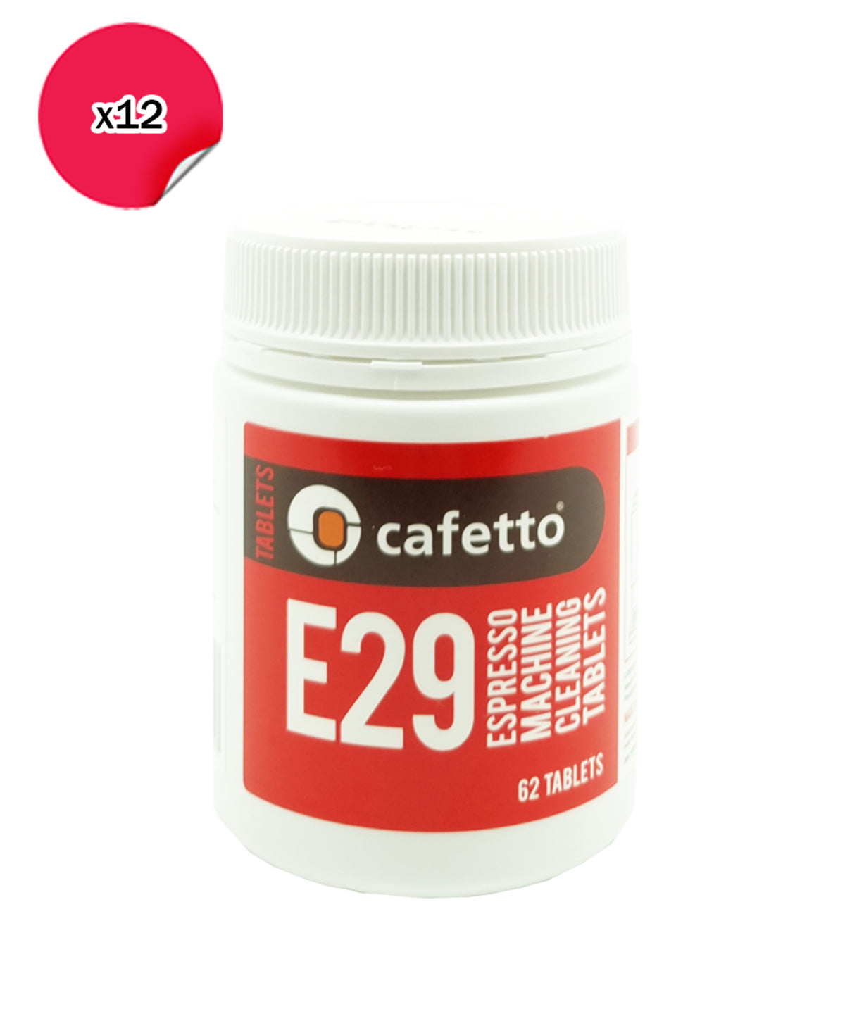 أقراص تنظيف ماكينات الإسبريسو كافيتو - 12X62 قرص