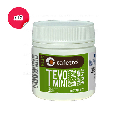 أقراص تنظيف ماكينات الإسبريسو العضوية كافيتو تيفو ماكسي - 12X150 قطعة