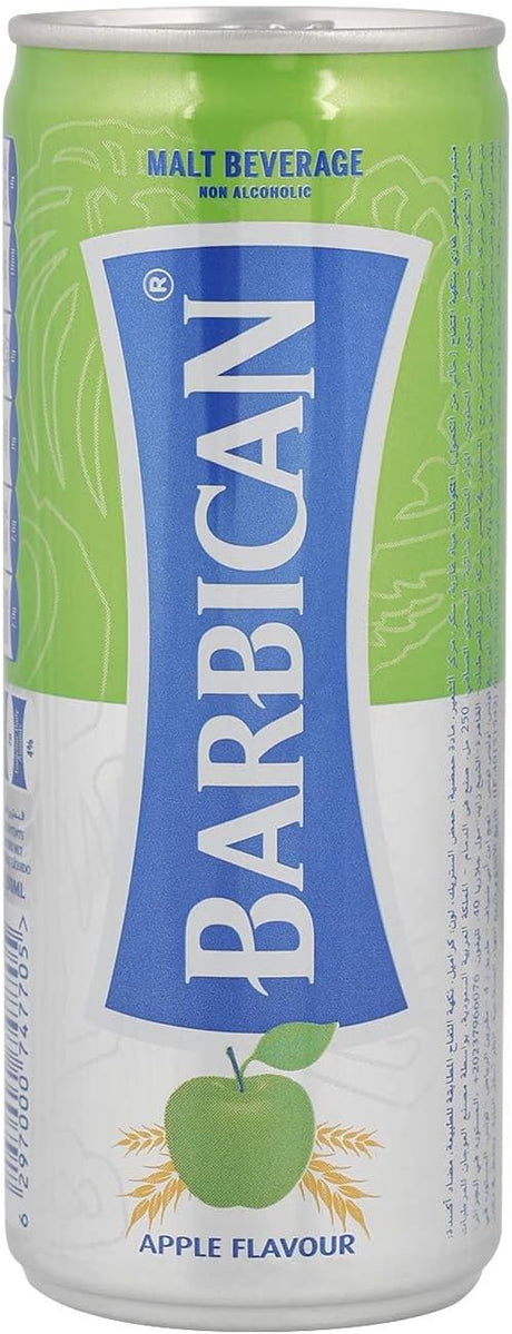 باربيكان مشروب غازي بنكهة التفاح والشعير - 250 مل
