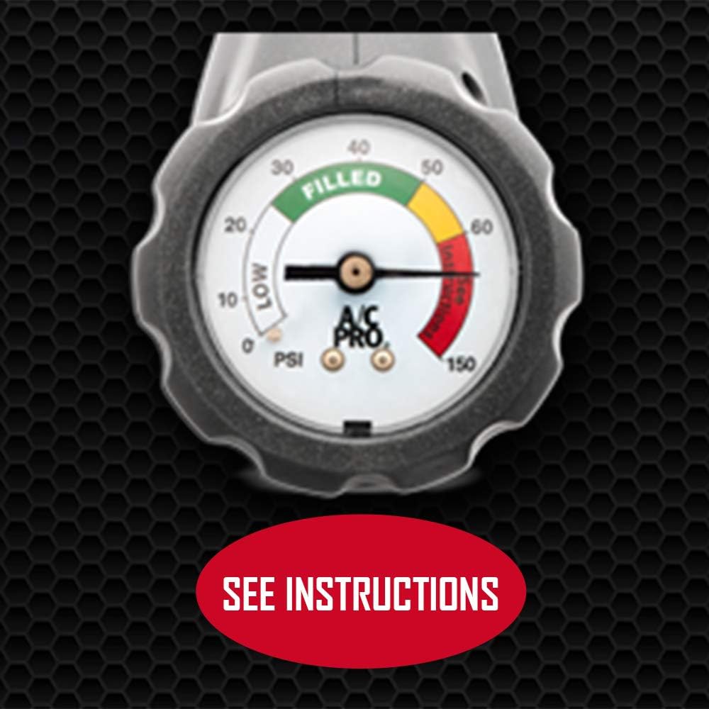 ايه سي برو مبرد R134A باللونين الأسود والرمادي 20 أونصة ACP100-S