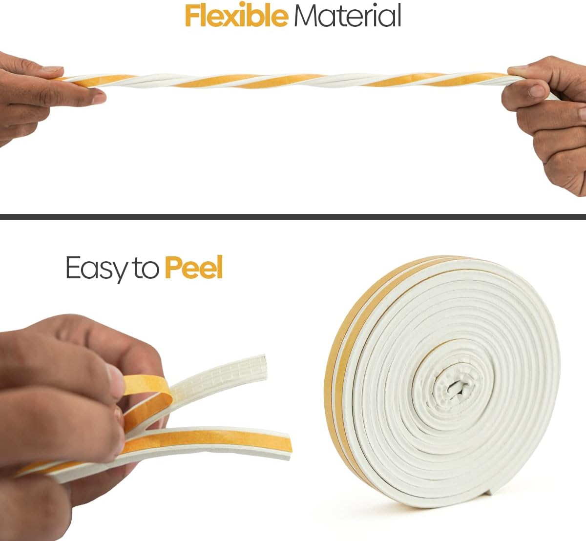 3/4x1/4 WHT Foam Tape