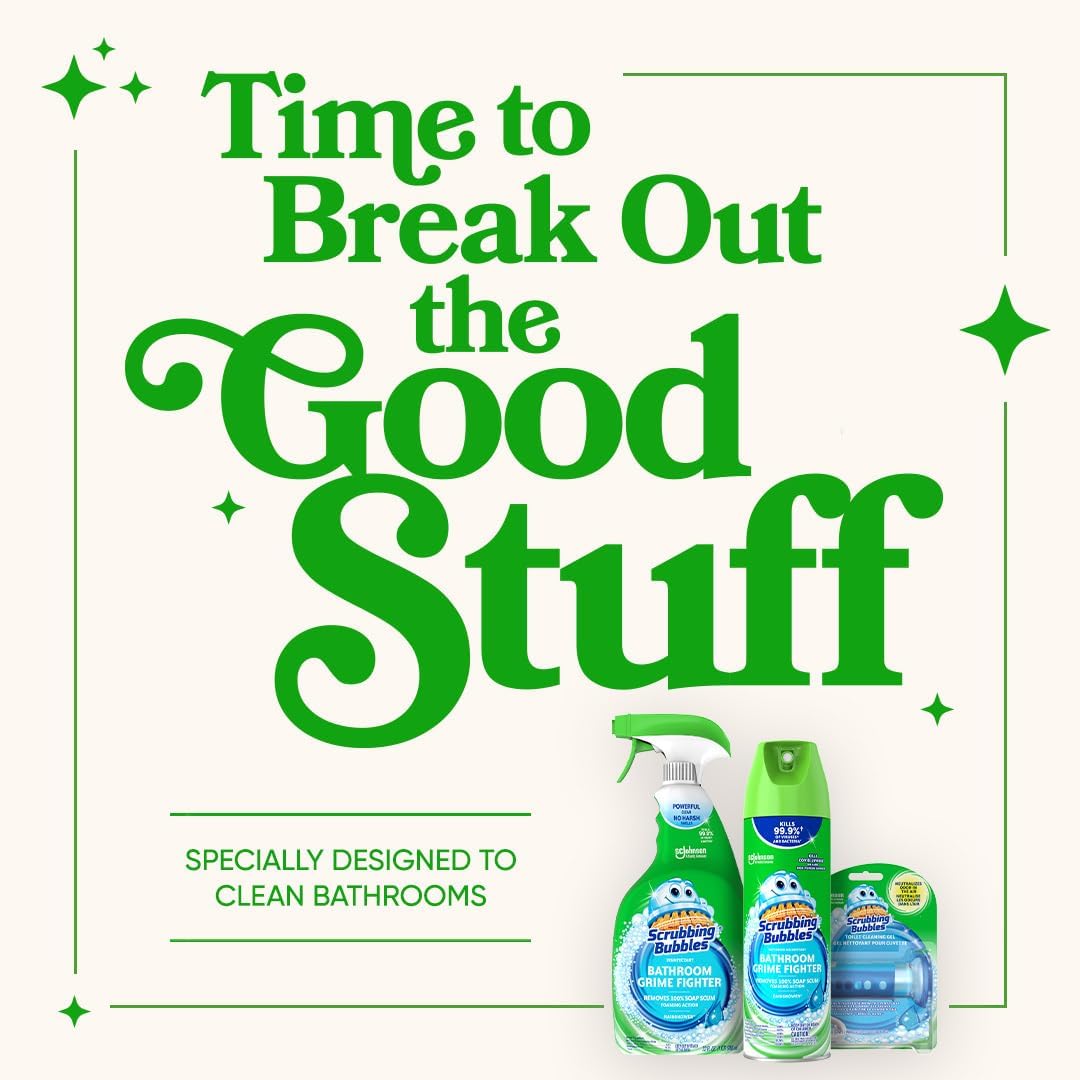 منظف سكراب بابل رغوي للحمام برائحة المطر، 20 أونصة