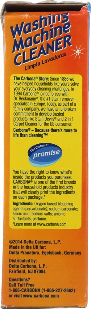 Carbona Washing Machine Cleaner Deep Clean Formula, 10.58 oz.