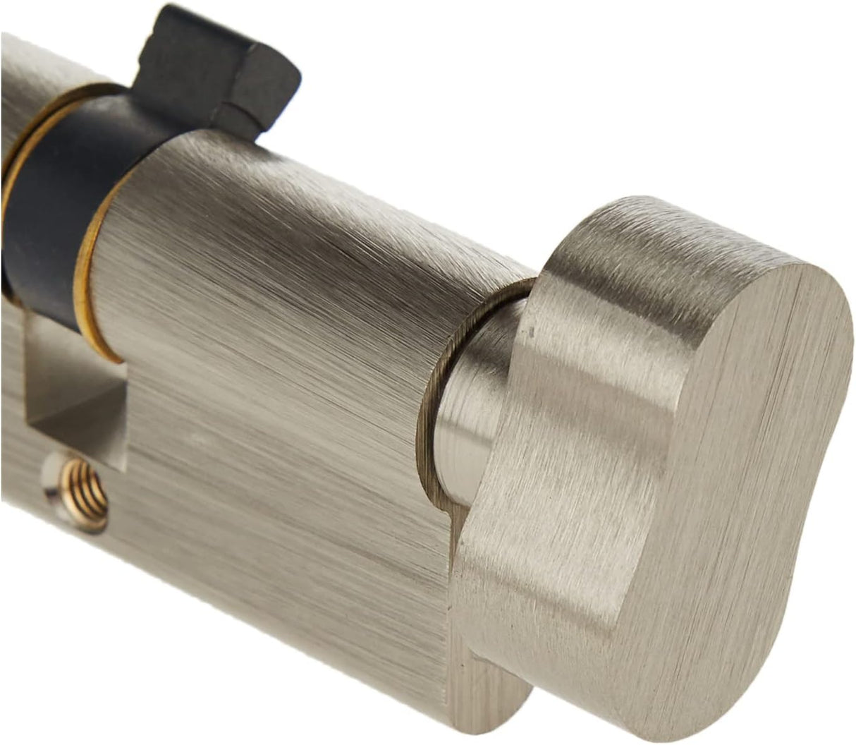 Yale European Double Satin Nickel Key Lock, 70mm, Series 500 - Brown