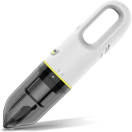 Karcher Cordless Hand Vacuum Cleaner with Hard Mesh Filter, HEPA 12 Filter, 90W, White - VCH 2